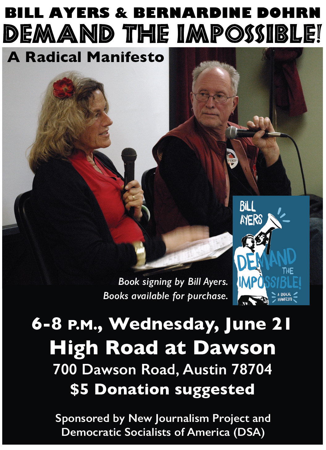 The Rag Blog : METRO EVENT | Bill Ayers & Bernardine Dohrn Present A ...